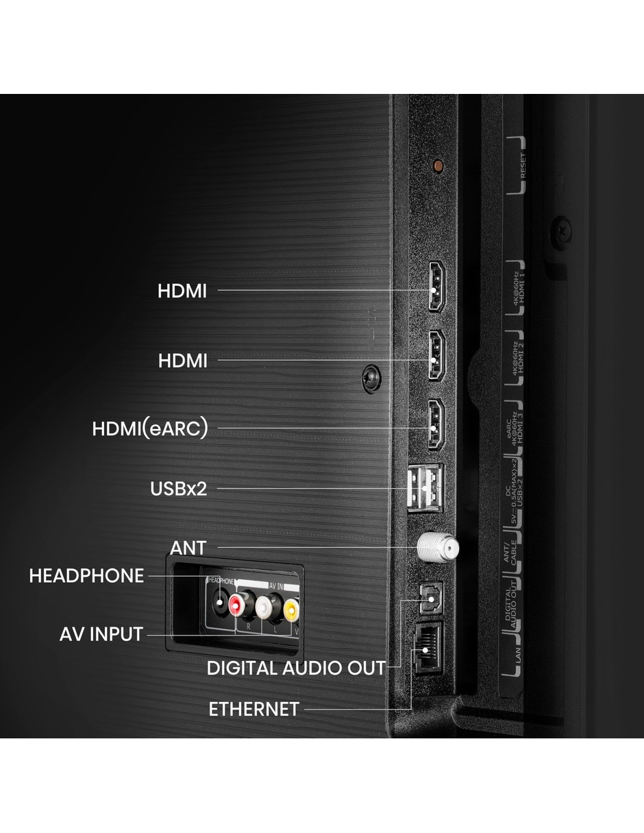 Pantalla Smart TV LED de 4K/UHD con Fire OS con AI Picture