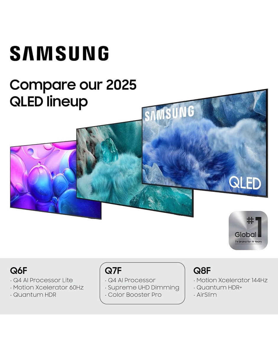Pantalla Smart TV QLED de 55 pulgadas 4K/UHD con Tizen con AI Picture 5