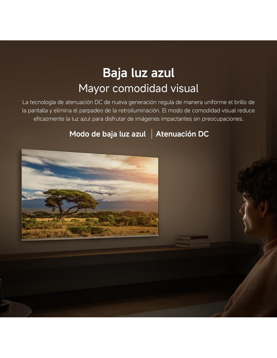 Pantalla Smart TV LED de 32 pulgadas Full HD con Google TV