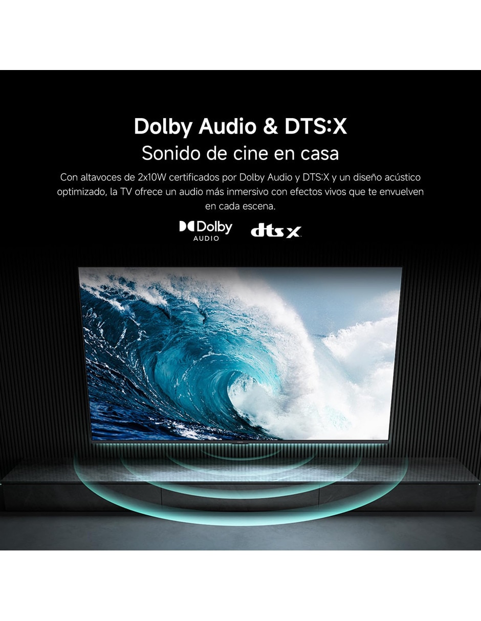 Pantalla Smart TV LED de 32 pulgadas Full HD con Google TV