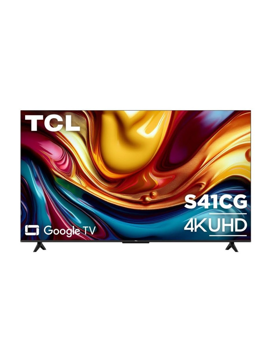 Pantalla Smart TV LED de 55 pulgadas 4K/UHD con Google TV