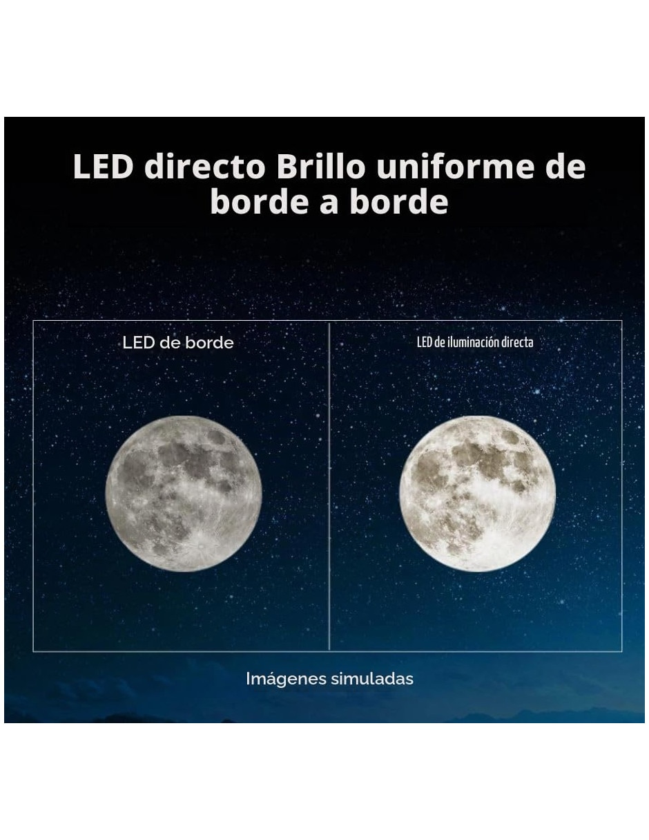 Pantalla Smart TV LED de 55 pulgadas 4K/UHD con Google TV
