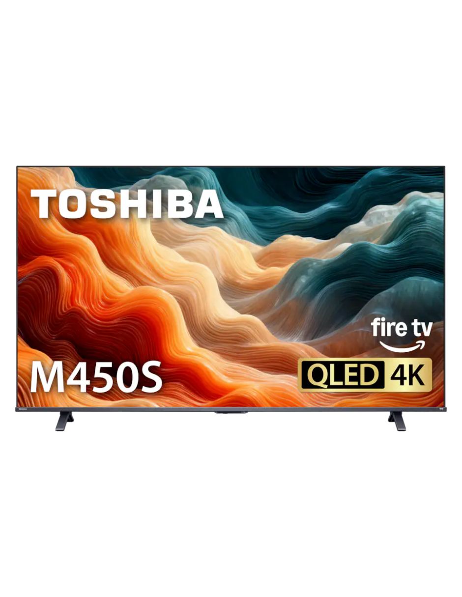 Pantalla smart tv qled de 4k/uhd 65m450sfm qled con fire os con ai escalado a 4k 7