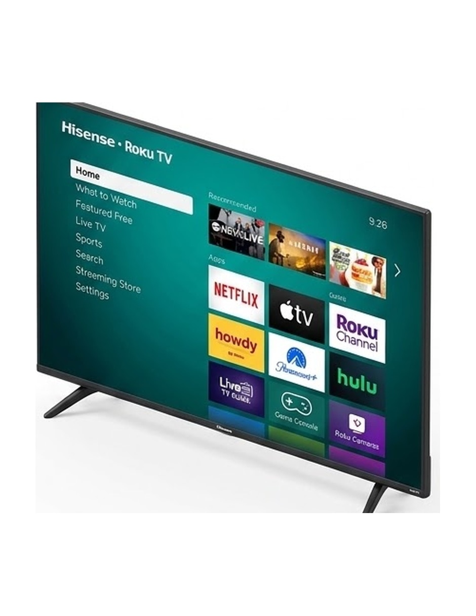 Pantalla Smart TV QLED de 58 pulgadas 4K/UHD con Roku TV 2