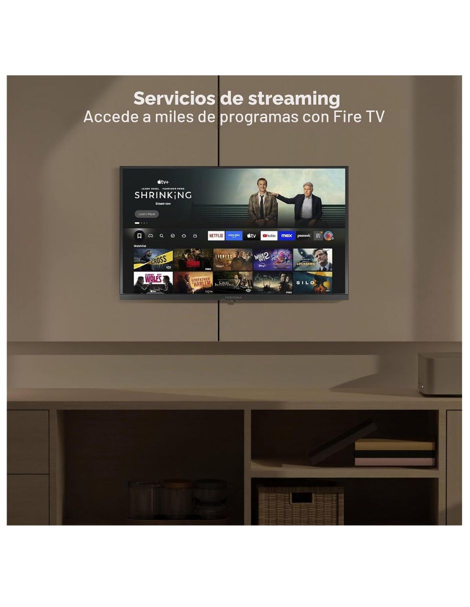 Pantalla Smart TV LED de Full HD con Fire OS con No aplica 3