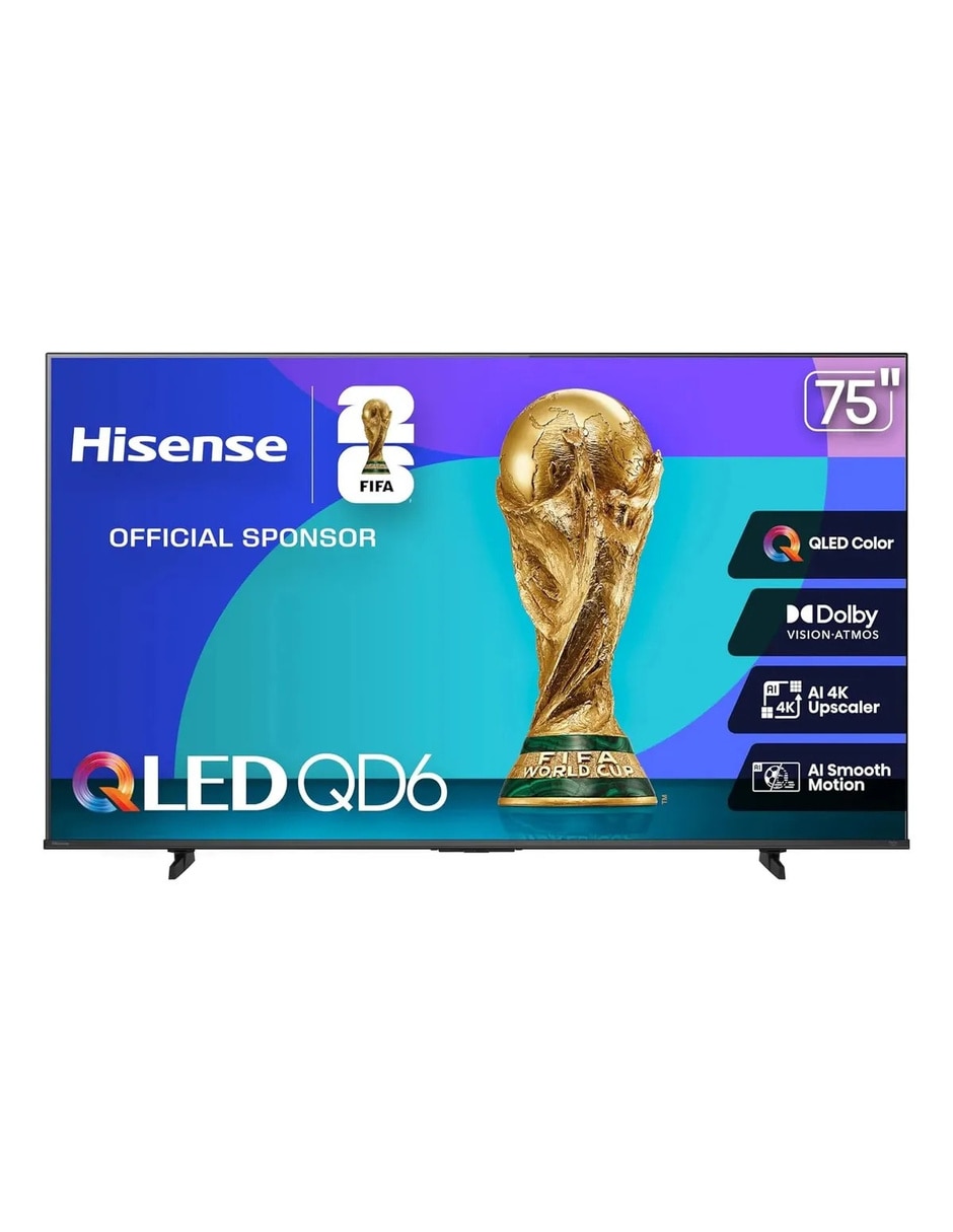 Pantalla smart tv qled de 4k/uhd 75qd6qf con fire os con ai smooth motion Pantalla smart tv qled de 4k/uhd 75qd6qf con fire os con ai smooth motion