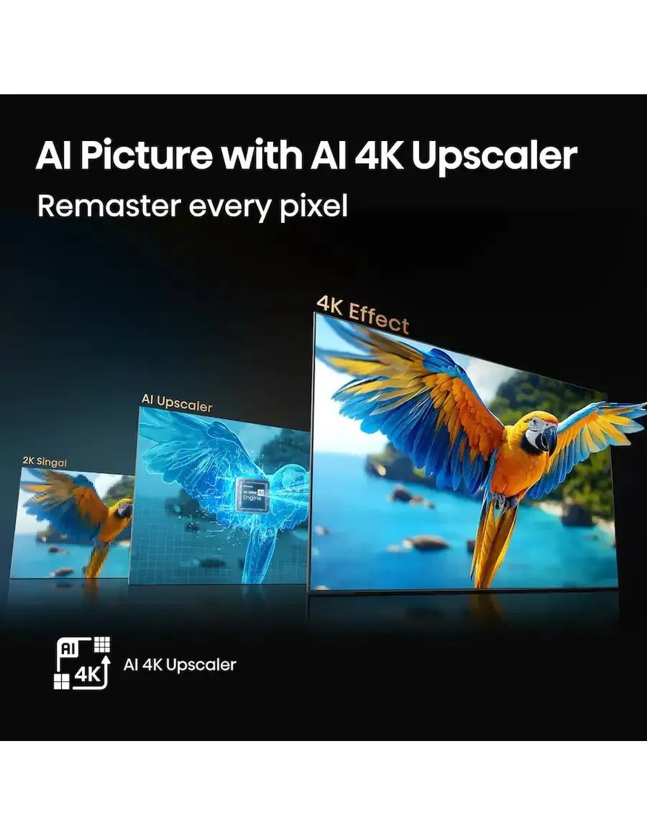 Pantalla smart tv qled de 4k/uhd 75qd6qf con fire os con ai smooth motion 4