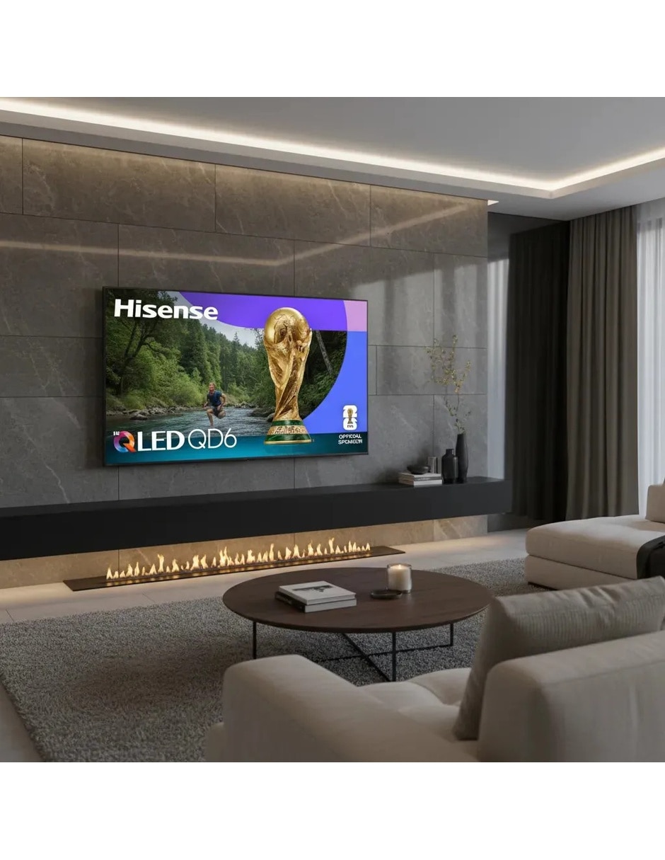 Pantalla smart tv qled de 4k/uhd 75qd6qf con fire os con ai smooth motion 8
