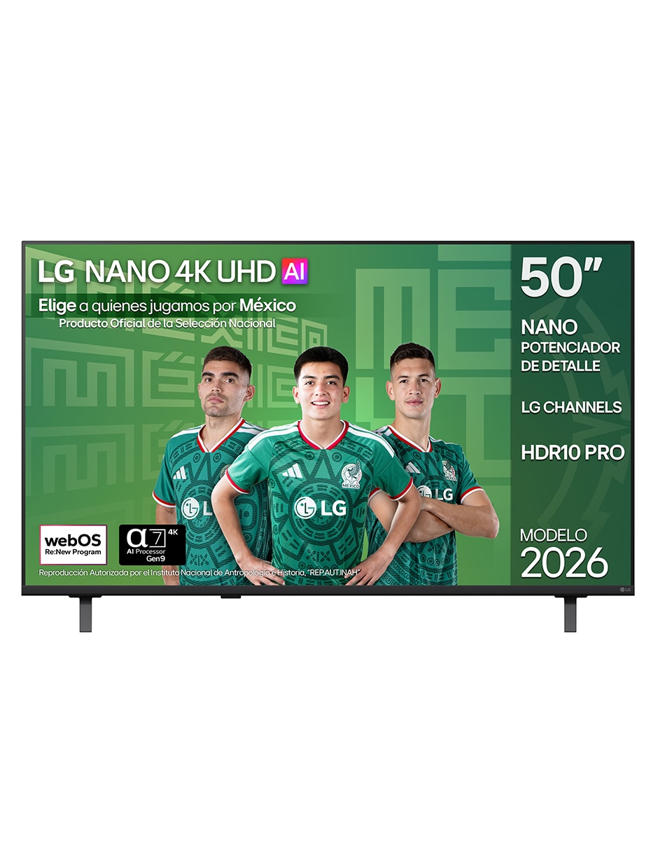 LG Pantalla Smart TV LG NanoCell 50 pulgadas 4K/UHD 50NU850BPSA con AI webOS