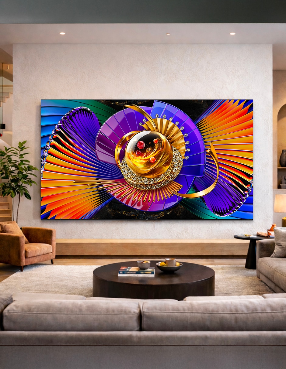 Pantalla Smart TV SQD- mini LED de 85 pulgadas 4K/UHD 85QM7L con Google TV 6