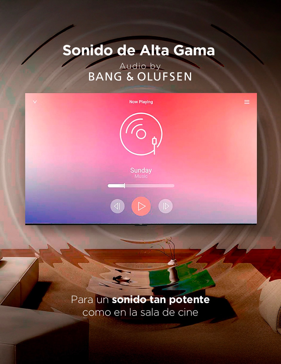 Pantalla Smart TV SQD- mini LED de 85 pulgadas 4K/UHD 85QM7L con Google TV 5
