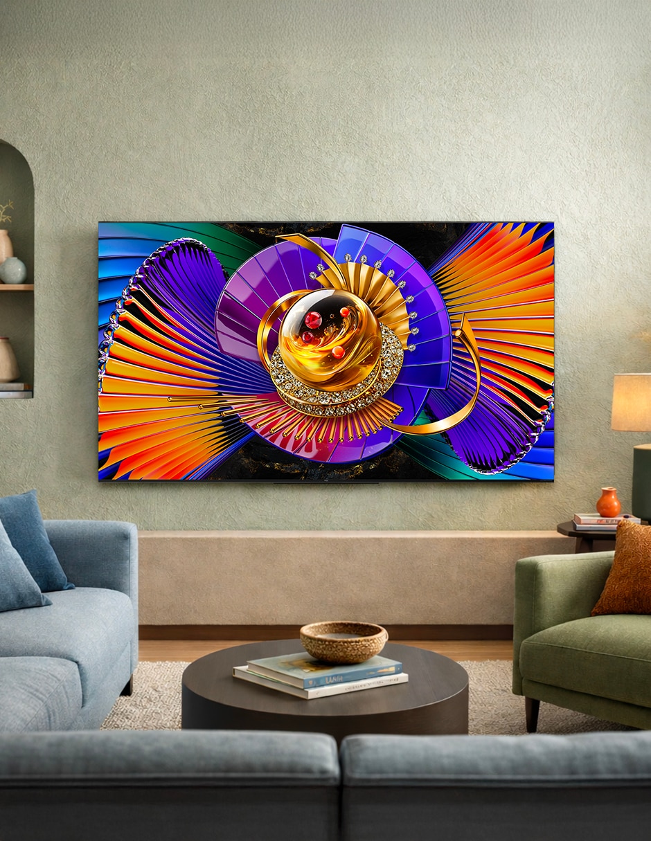 Pantalla Smart TV SQD- mini LED de 65 pulgadas 4K/UHD 65QM7L con Google TV 3