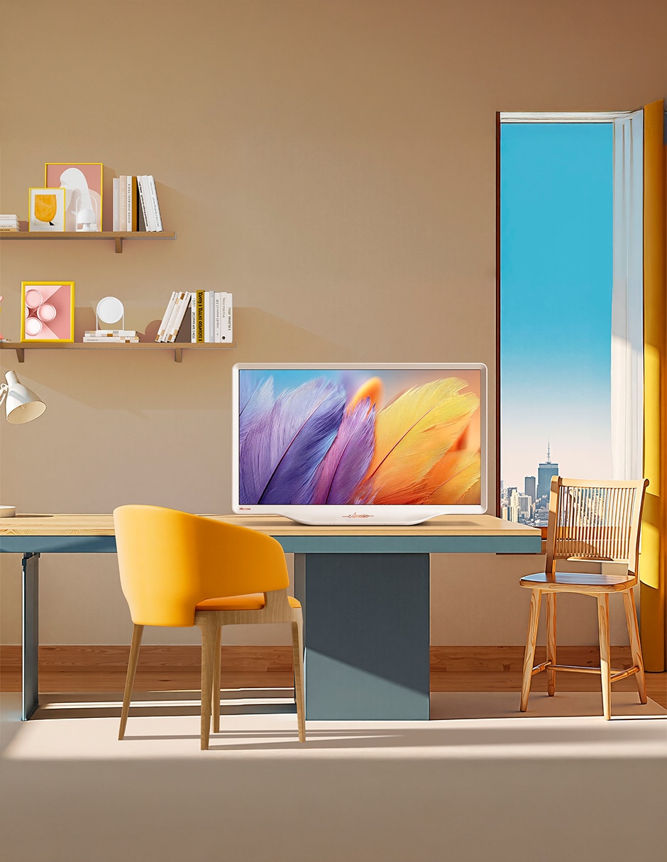 Pantalla Smart TV Hisense QLED de 32 pulgadas Full HD 32S5QFM con AI Escalado a 4K